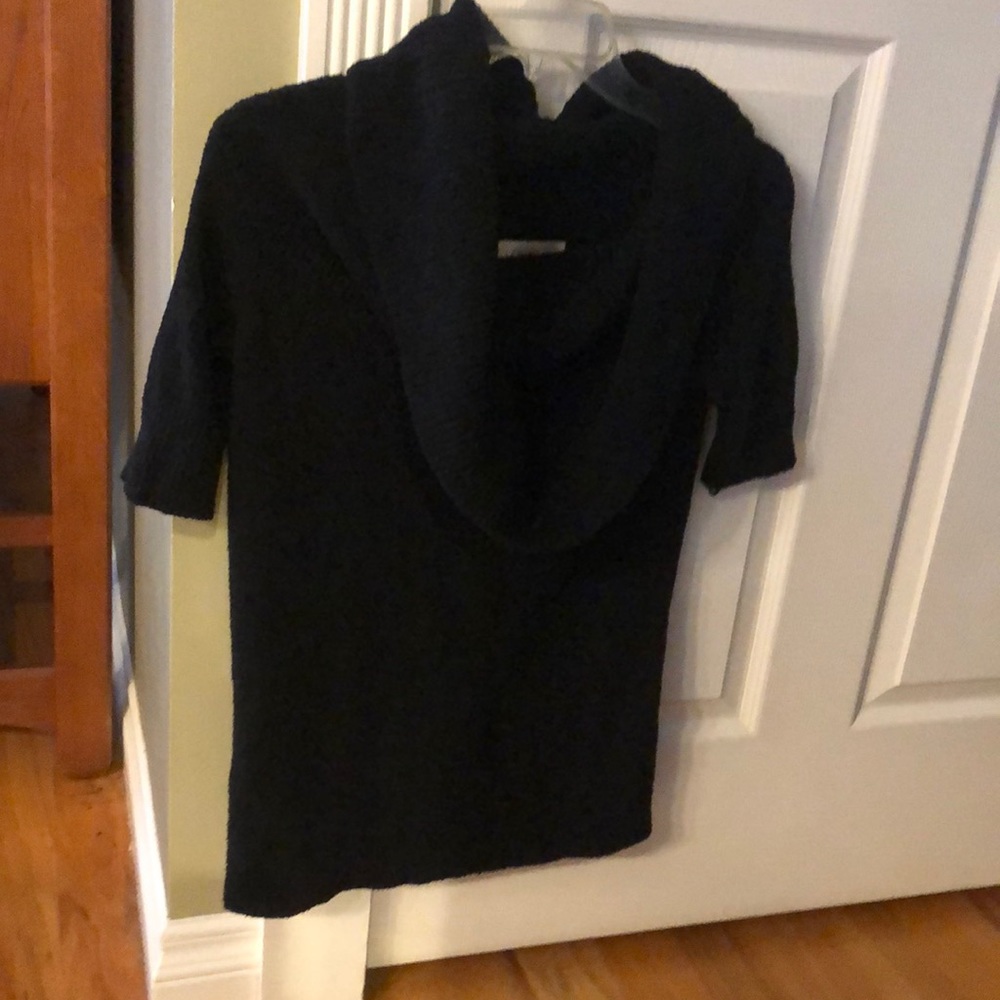 Loft black scoop neck sweater